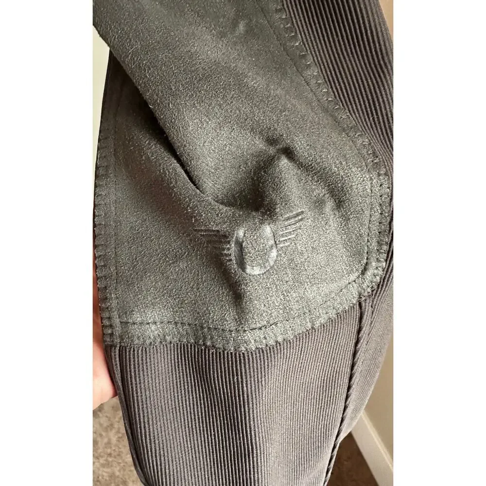 TUFFRIDER Full Seat Equestrian Riding Breeches in Gray Size L